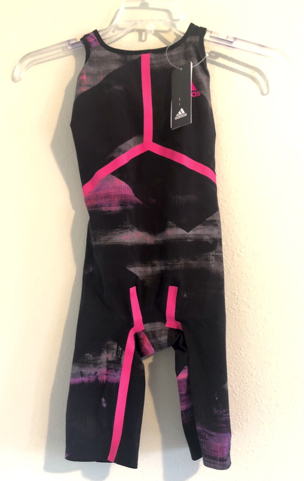 adidas Adizero XVIII Freestyle Open Back Swimsuit – Women’s Swimming Size 20″