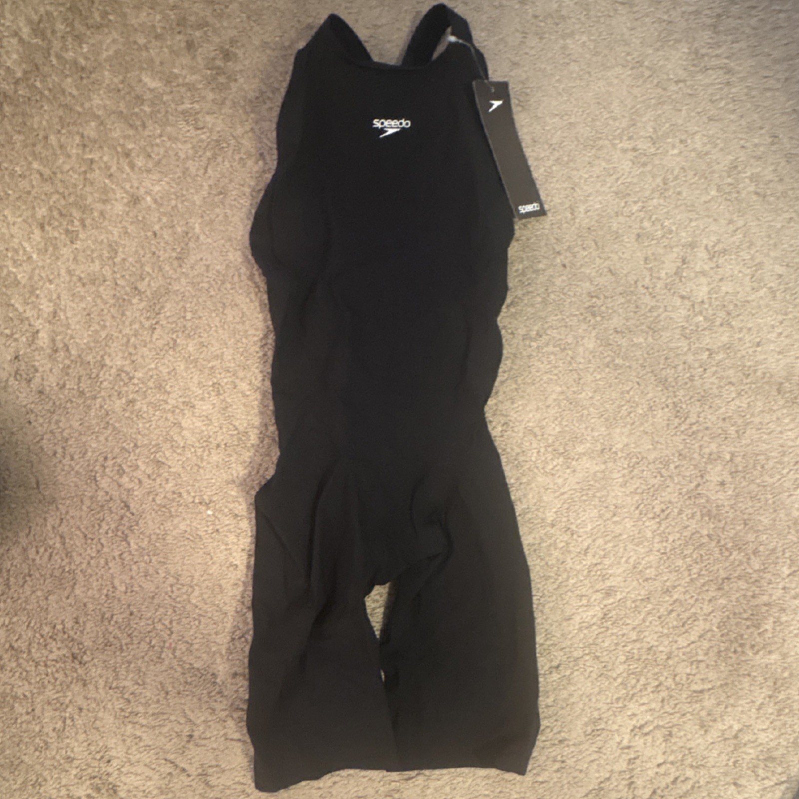 Speedo Valor 2.0 Closedback Kneeskin Black Size 23 (BRAND NEW with tag and box)