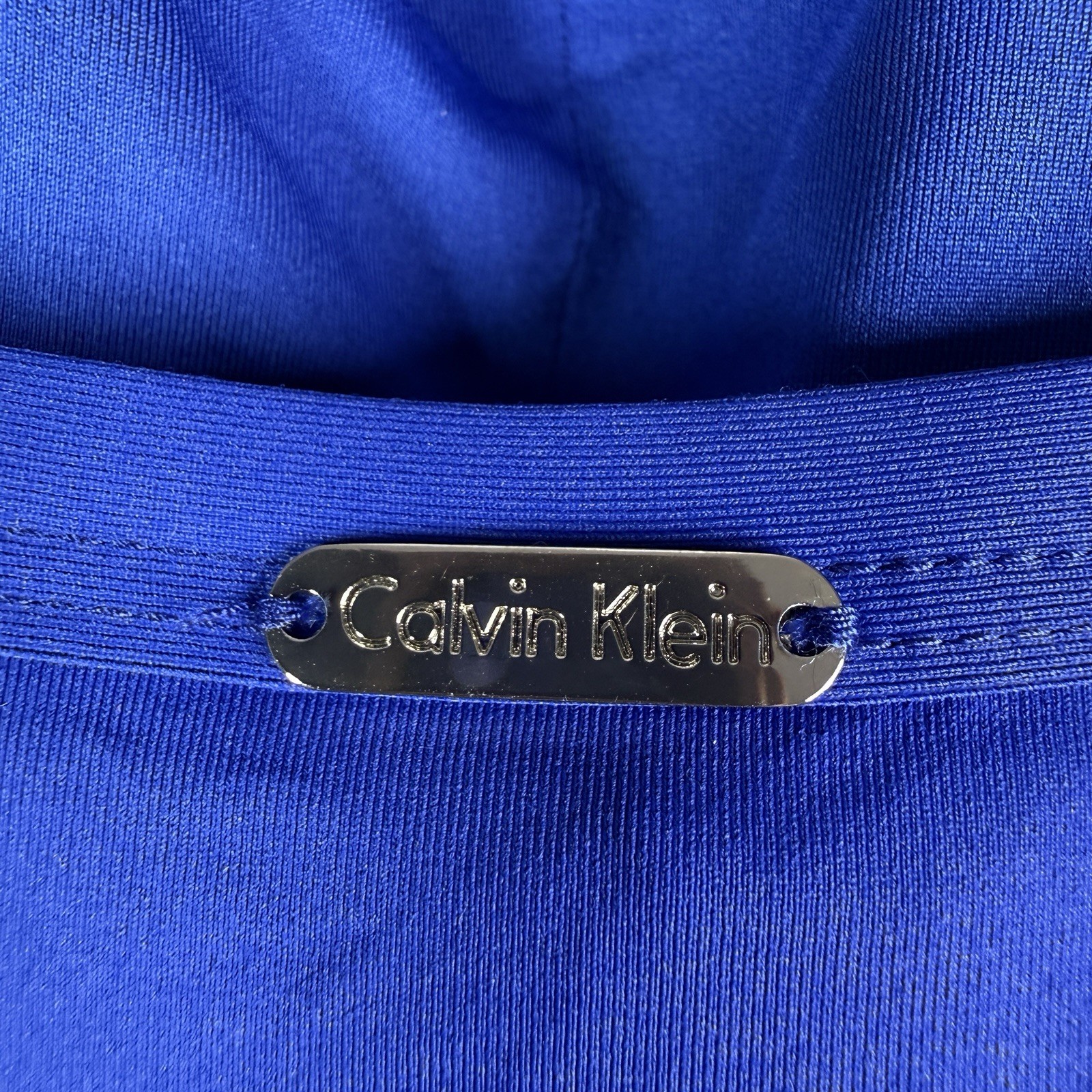 Calvin Klein Swim Suit Women’s 10 Blue One Piece Logo