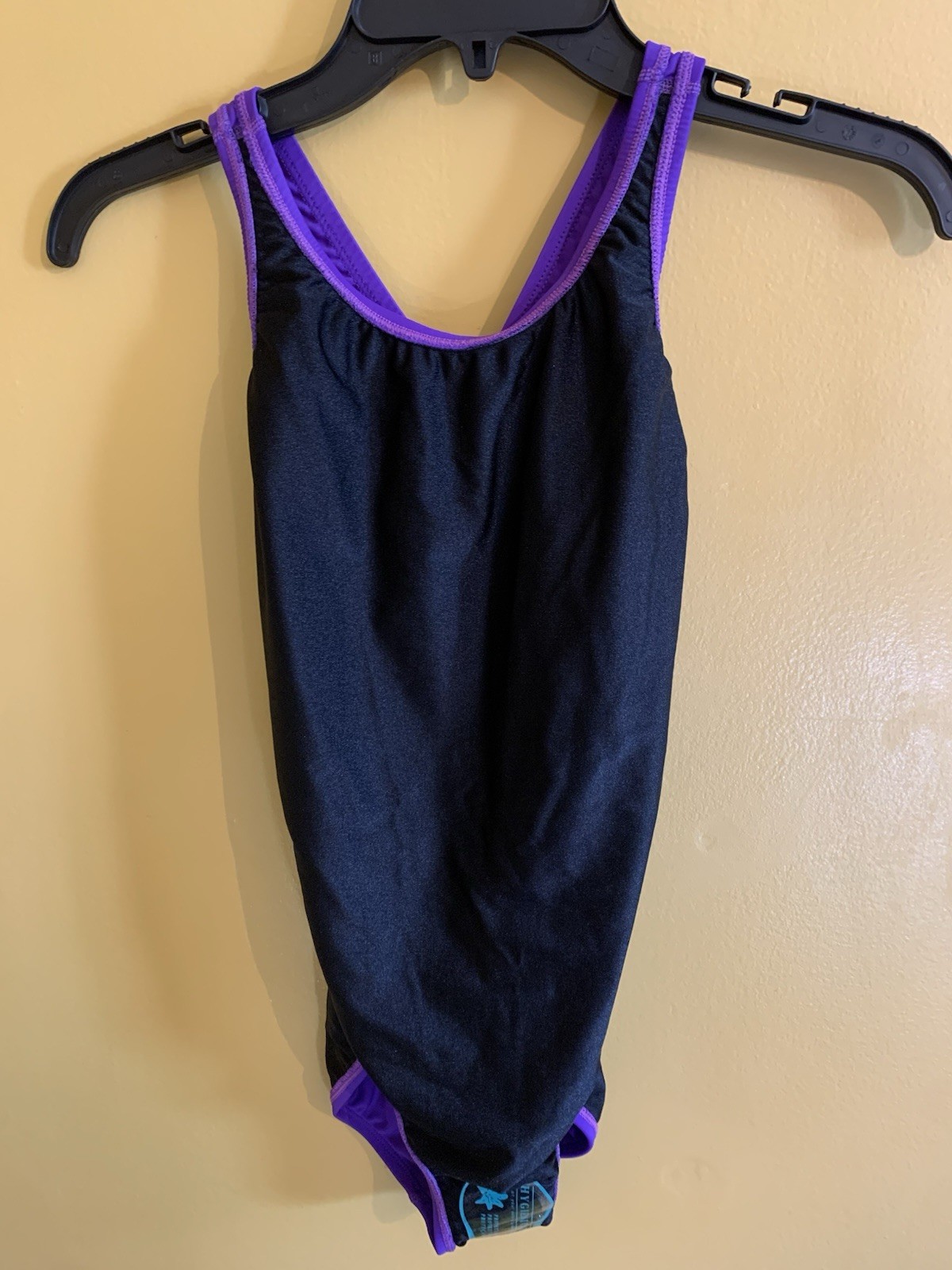 Purple Dolfin cute One Piece competitive Swimsuit Size 32 (Womens S/Kids L)