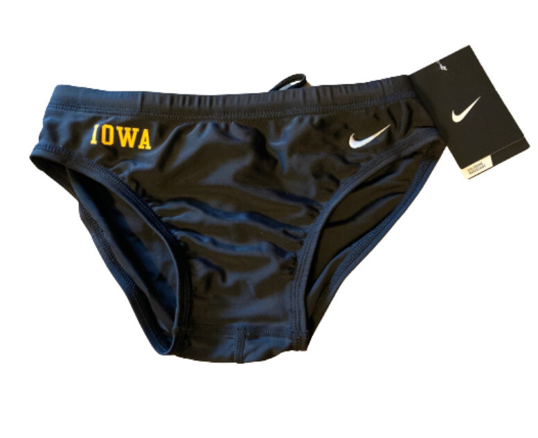 NWT Nike Swim Men’s Nylon Core Solid Brief Black Size 26