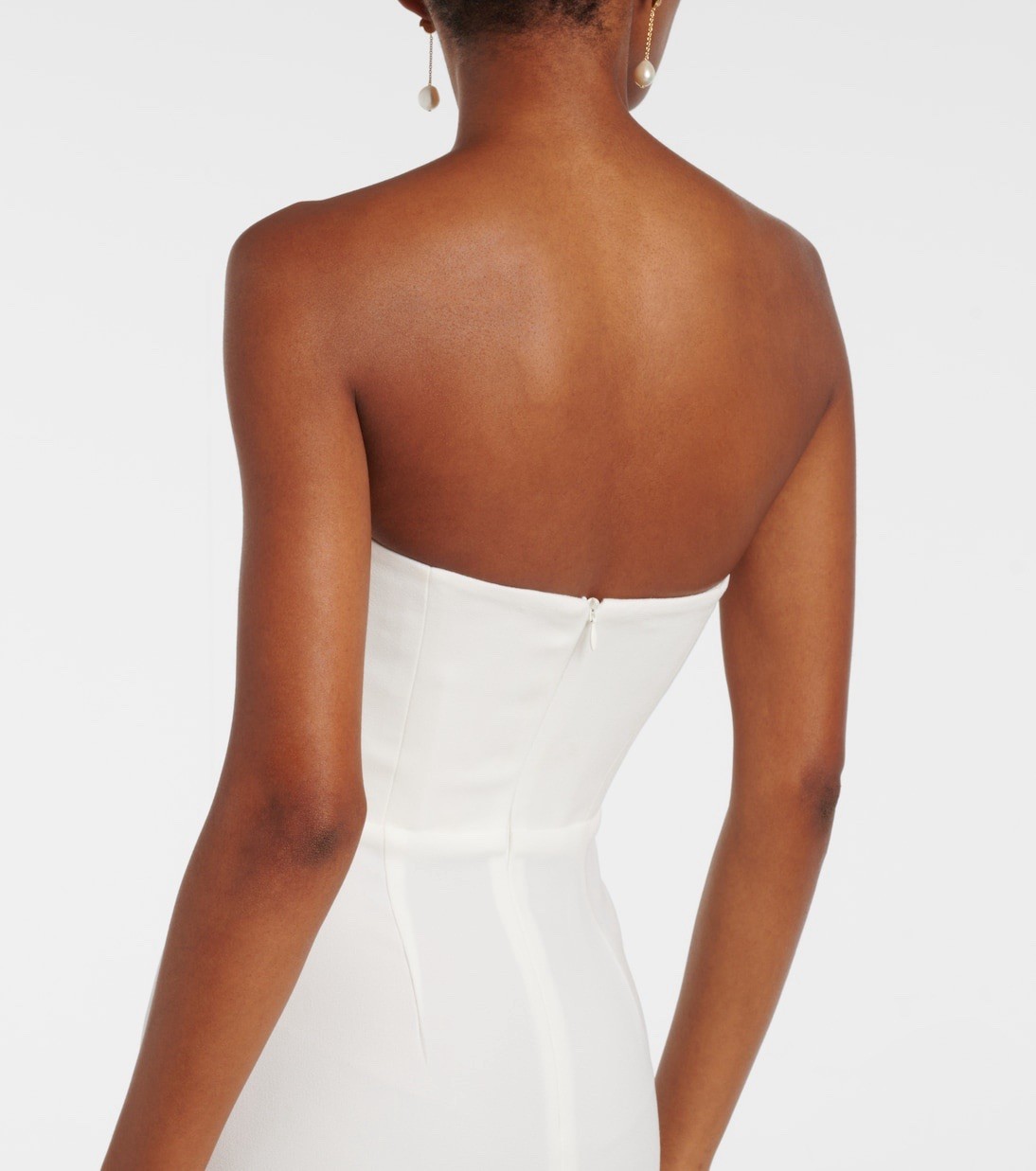 NWOT ALEX PERRY Bridal strapless midi dress US4 $1150