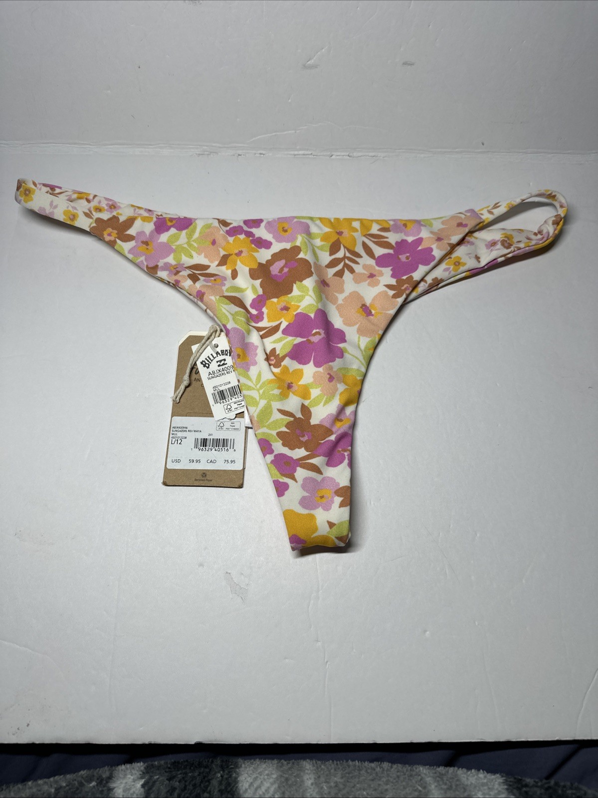 Billabong Sungazers Maya Bikini Bottom L/12 Reversible NWT