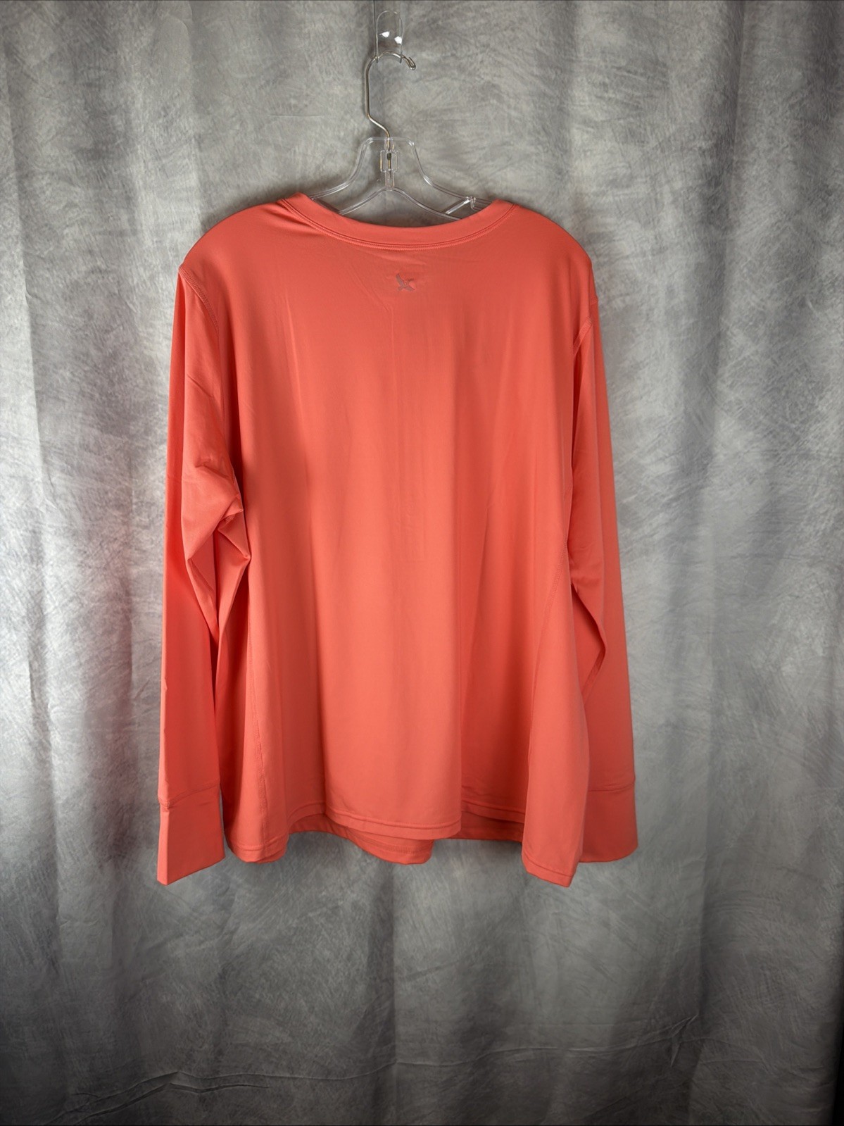 Eddie Bauer Long Sleeve Amphib Rashguard 1/4 Zip Top Orange Sz 3XL