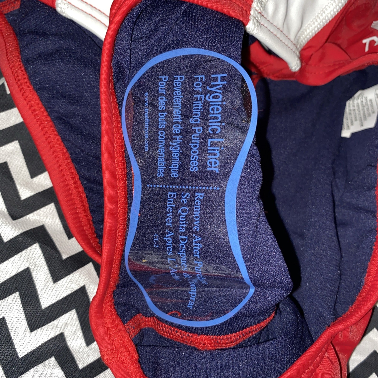 TYR Guard Splice D-BCK-A Women 1 Piece Swimsuit Red/white Size: 34 New