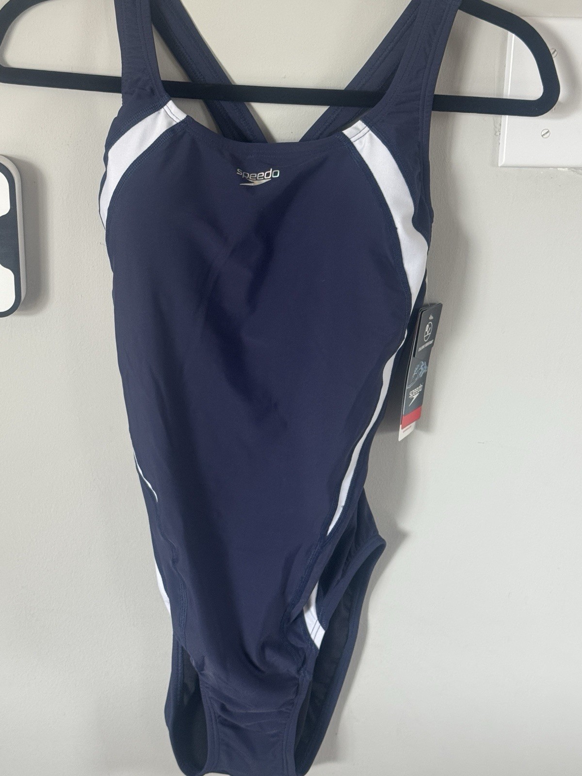 Speedo Women’s Swimsuit One Piece Creora Highclo Quantum Splice High Cut Solid