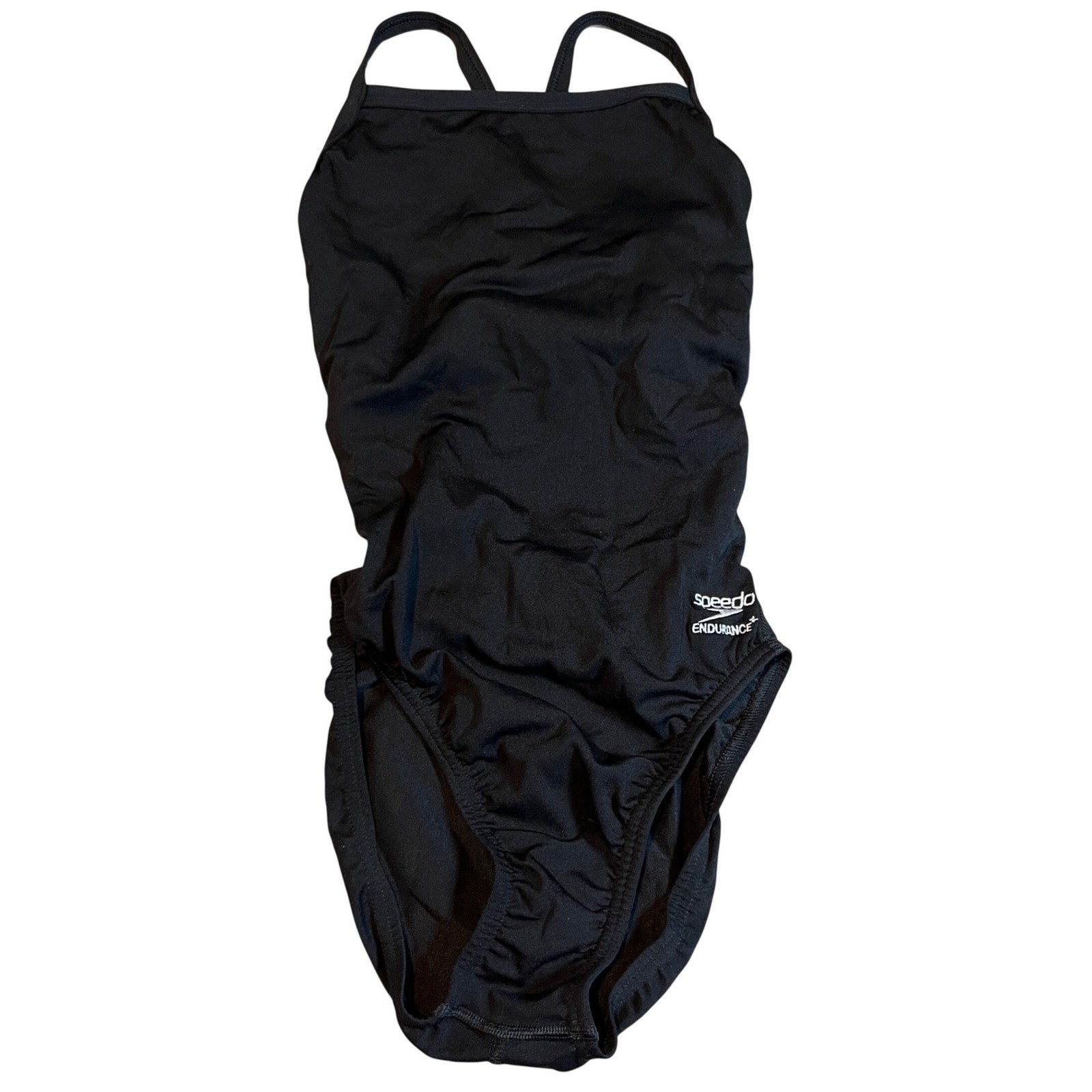 Speedo Endurance+ Flyback Training Swimsuit Womens 30 Team Black 8819016006