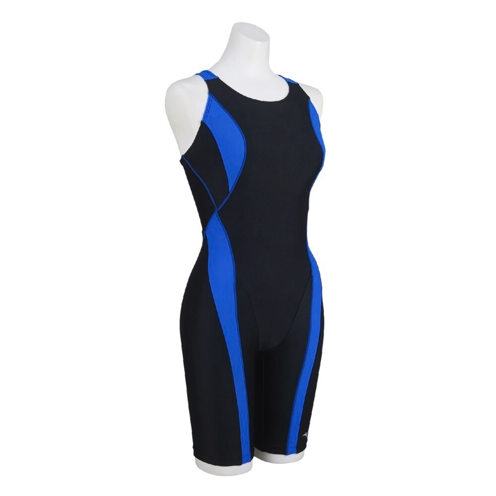 Mizuno Women’s Stroke ONE Swim Fitness All-in-One Suit N2JGC33092 Black/Blue