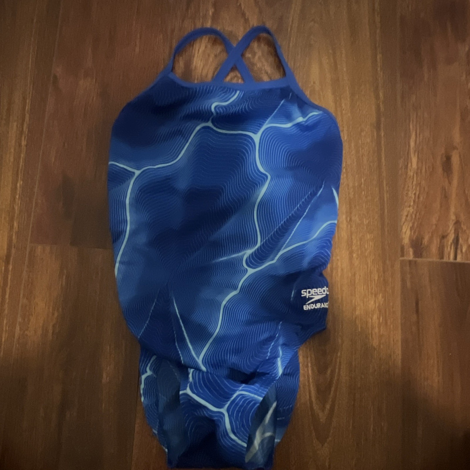 Speedo Endurance+ Competitive One Piece Swimsuit Blue Size 26