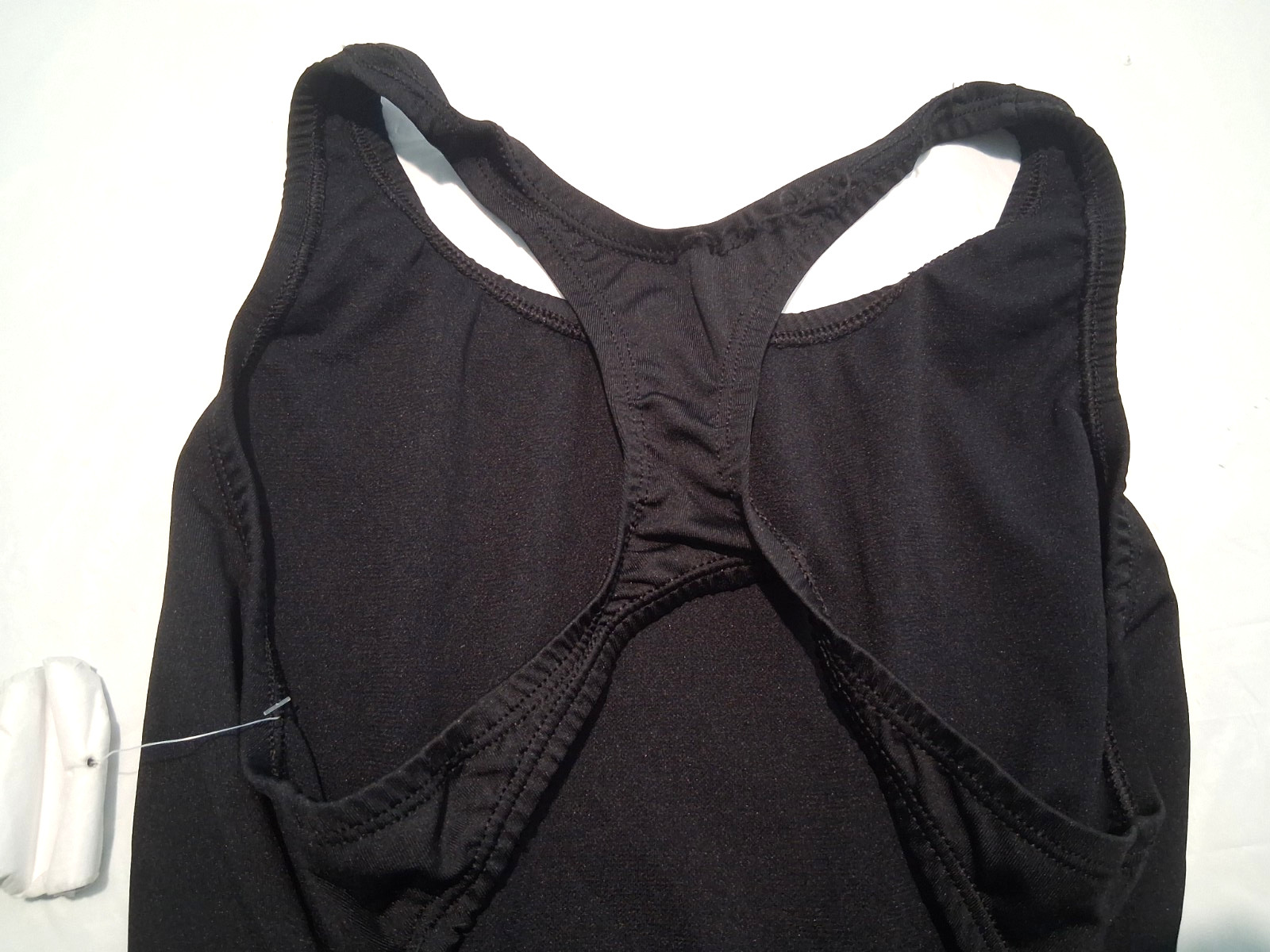 Dolphin Onepiece Swimsuit Aqua Shape Conservative Size XL Black New