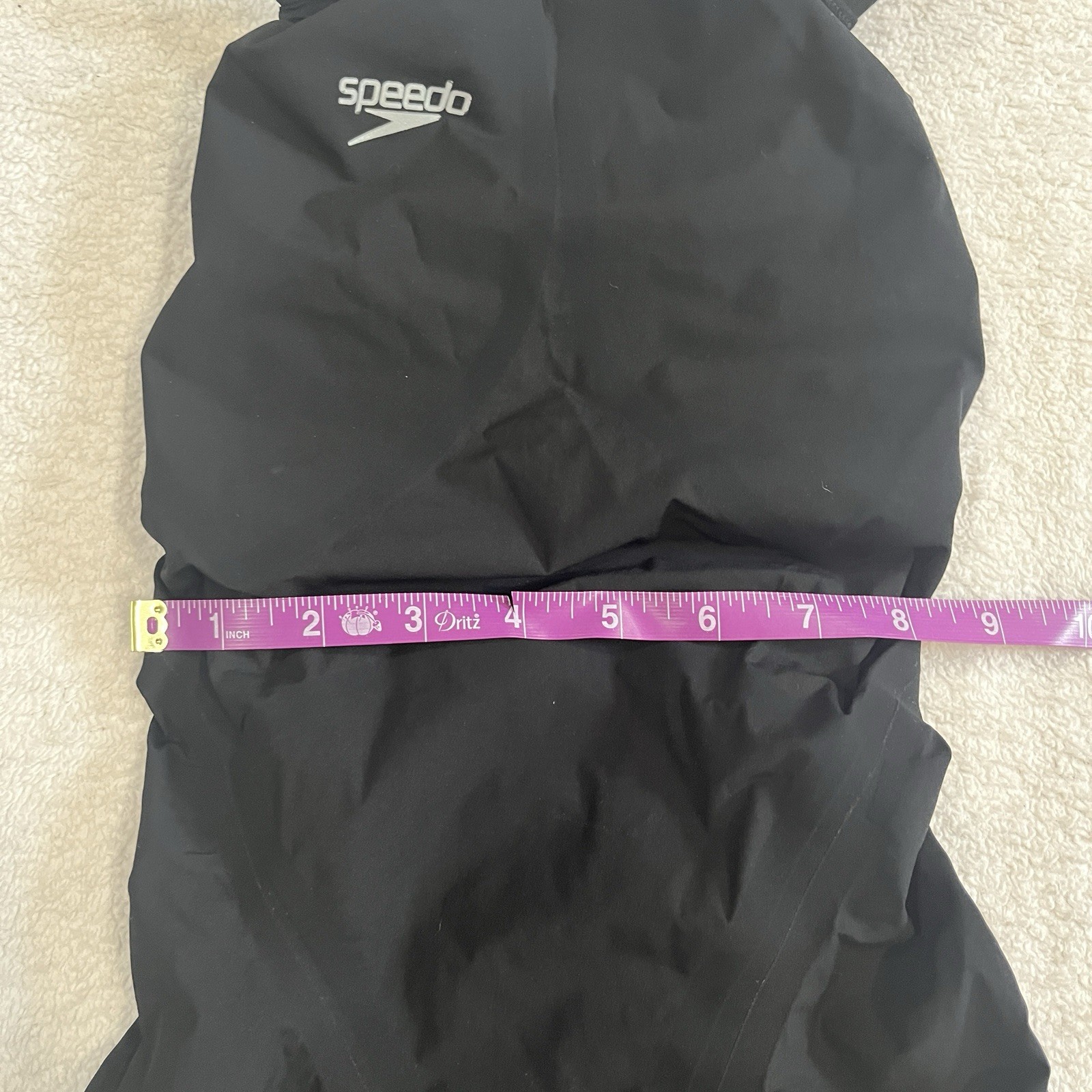 SPEEDO Womens Black LZR Racer Pro Recordbreaker Kneeskin Swim Suit Size 16