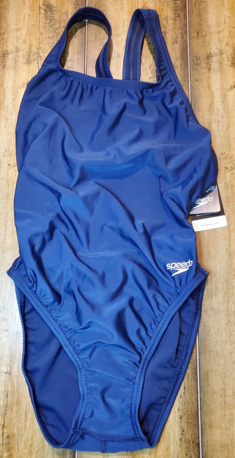 Speedo Women’s Swimsuit Pro LT Team Navy 8/34 NWT