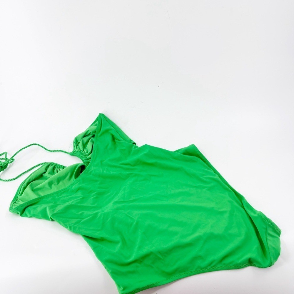 ✅ Aerie Cut Out One Piece Swimsuit GREEN SIZE X-LARGE