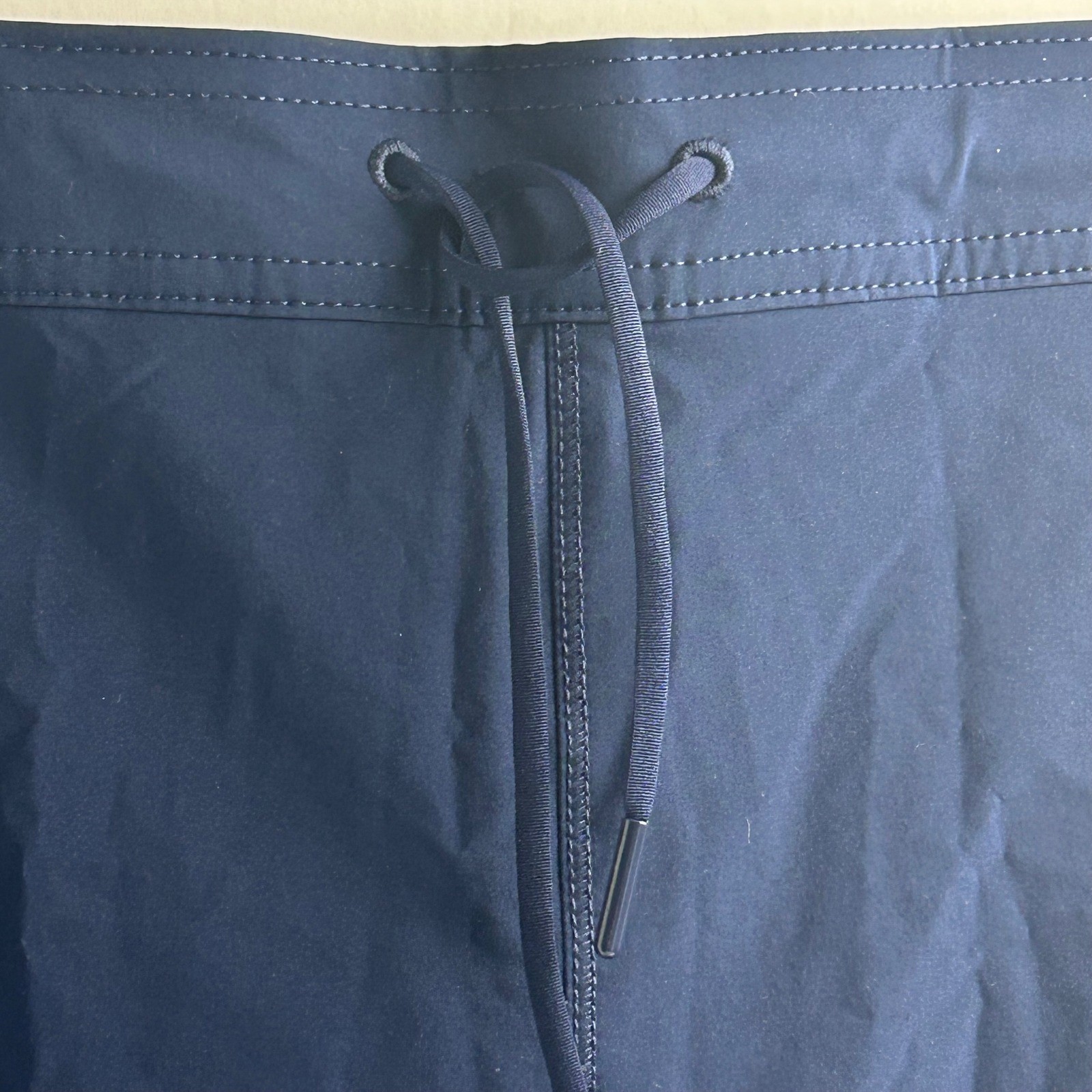 Lands’ End Sport Womens Navy Blue Board Shorts Swim Trunks Size 18 Drawstring