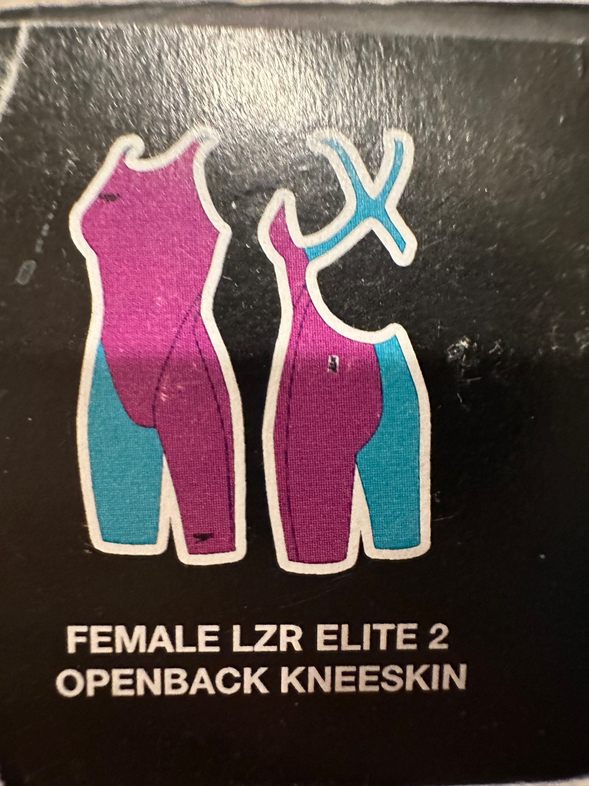 Speedo Fastskin/Kneeskin LZR Razor Elite 2 Size 23 Color Purple/Pink and Blue