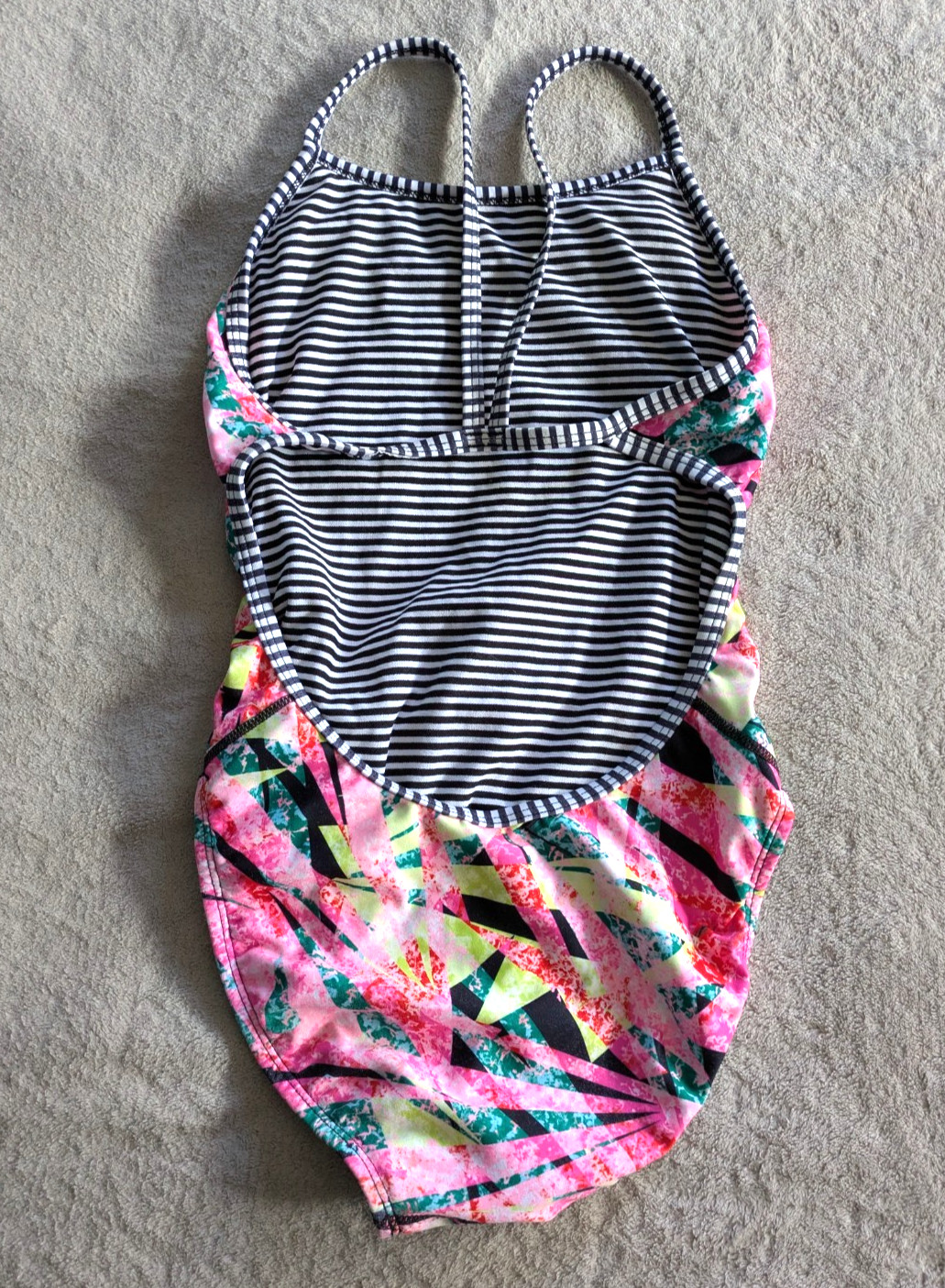 DOLFIN – UGLIES One Piece Swimsuit Womens Size 30 Pink Orange Yellow