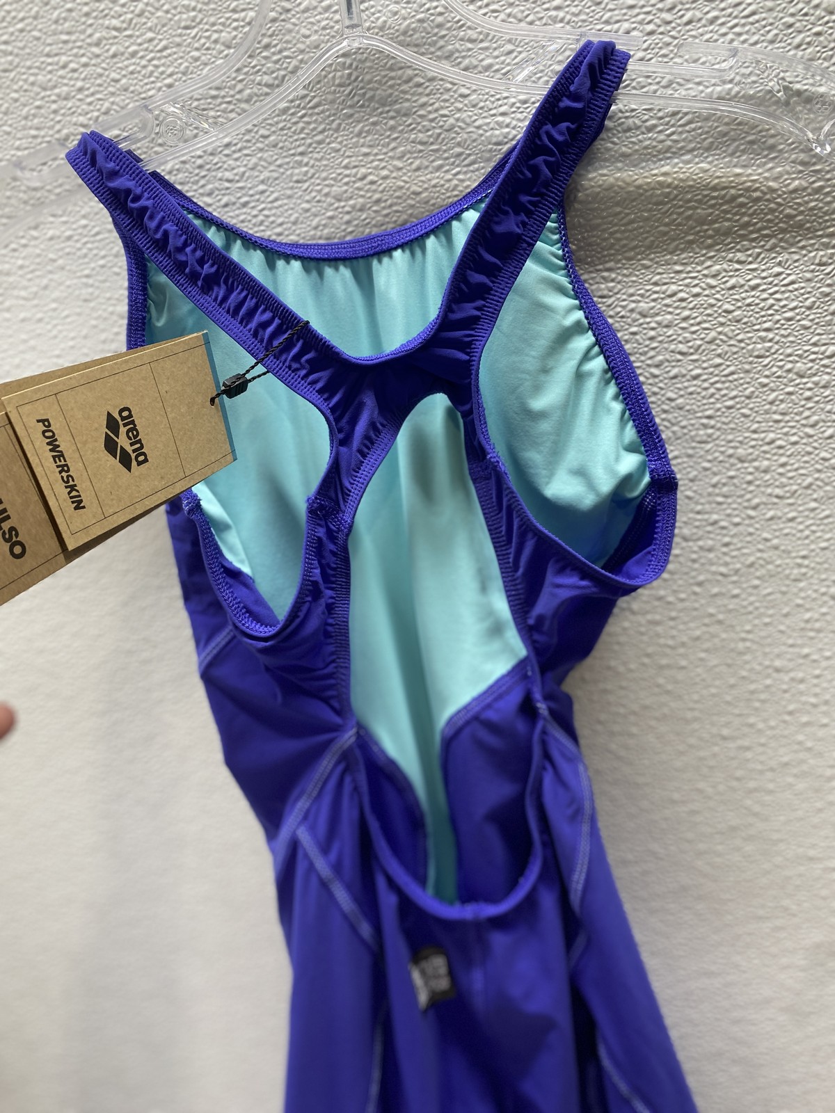 ARENA Powerskin Impulso Open Back Women’s Racing Swimsuit, Future Dusk, Size 28