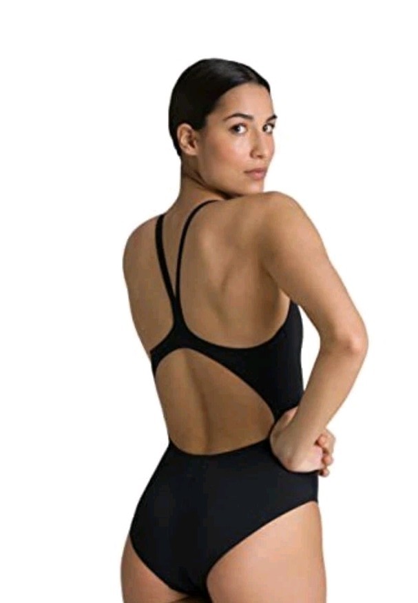Arena MaxLife Swimsuit Light Drop Back Size 34 Training Competition Swim NWT